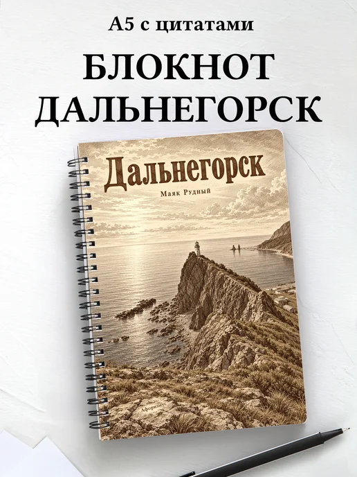 Блокнот Дальнегорск с мотивирующими цитатами