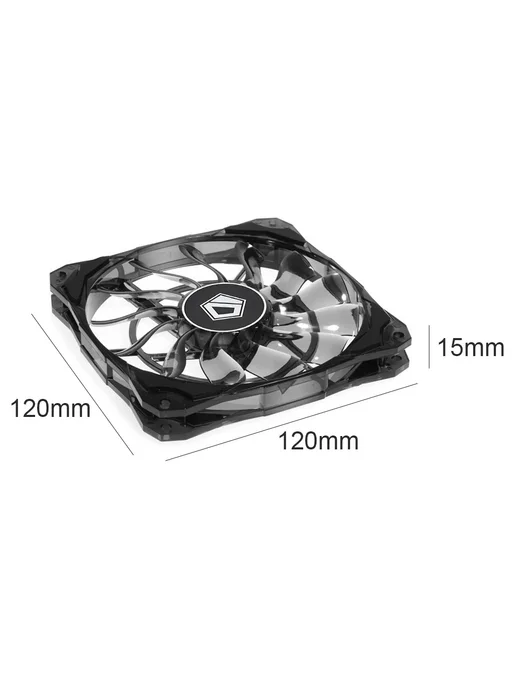 APWIKOGER вентилятор для охлаждения ID-COOLING 12см бесшумн, вариант, фото 5