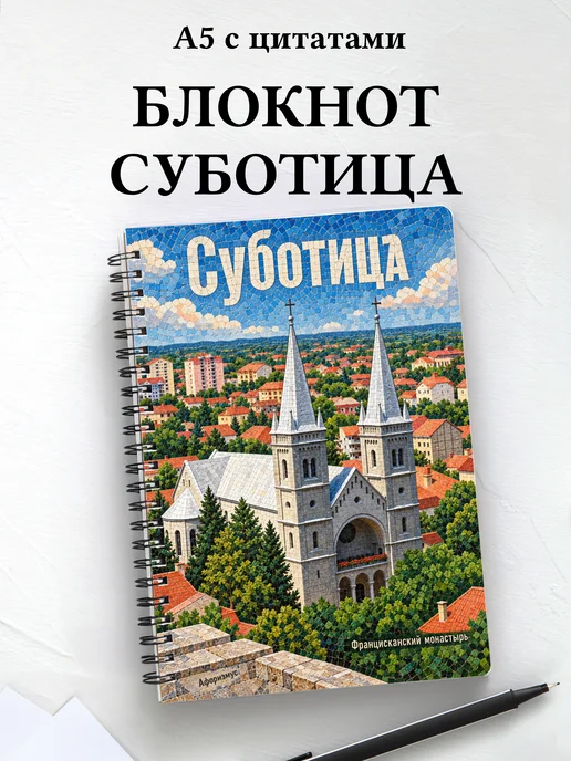 Блокнот Суботица с мотивирующими цитатами