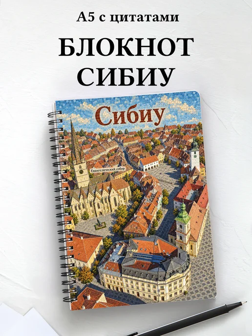 Блокнот Сибиу с мотивирующими цитатами