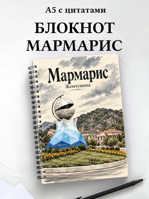 Блокнот Мармарис с мотивирующими цитатами