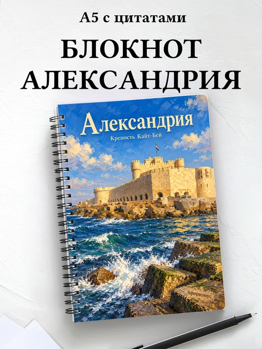 Блокнот Александрия с мотивирующими цитатами