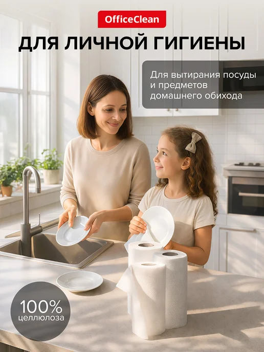 Бумажные полотенца в рулоне 3 слоя 4 рулона, 2, фото 2