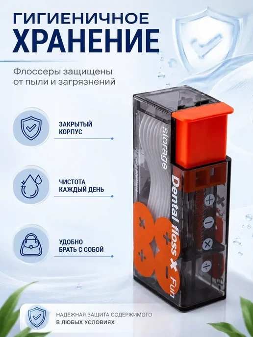 FranklinMIX Флоссеры с футляром для быта и путешествий, квартиры, вариант, фото 2