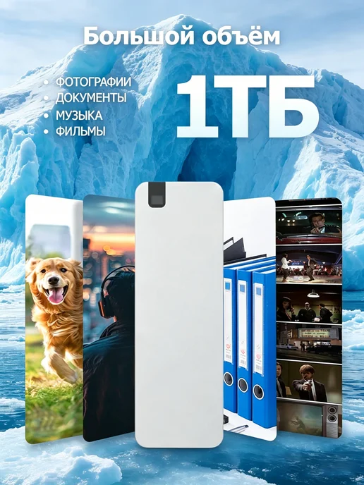 Внешний жесткий диск 1 тб SSD,Компьютеры, мобильные телефоны, 1 ТБ, фото 2
