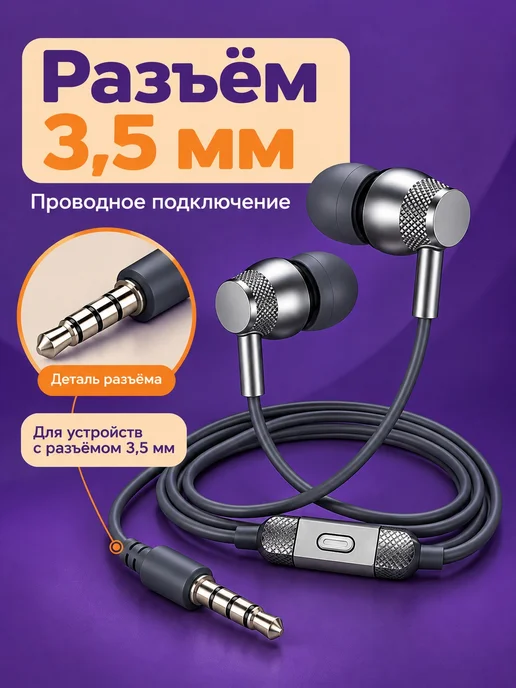 Игровая гарнитура KSC-1315 3,5 мм с микрофоном и проводом, серый, фото 2