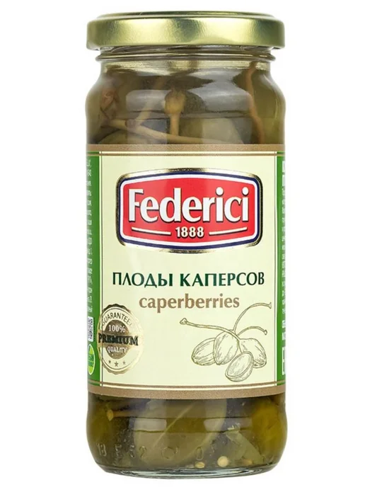 Плоды каперсов маринованные, 230 г, 230 г