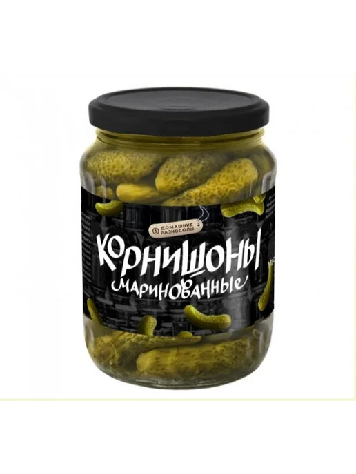 Домашние разносолы корнишоны маринованные, 720 мл, 720 мл, фото 4