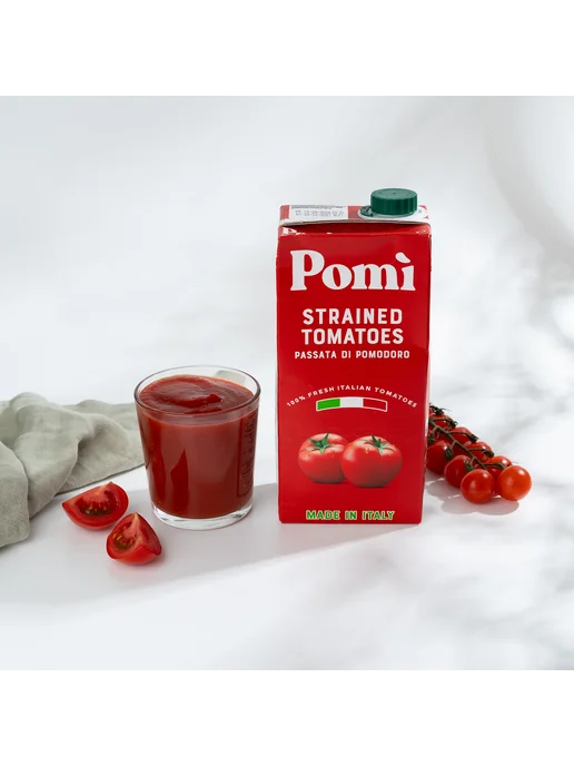 Помидоры Pomi протертые, 1000 г, 1 кг, фото 8