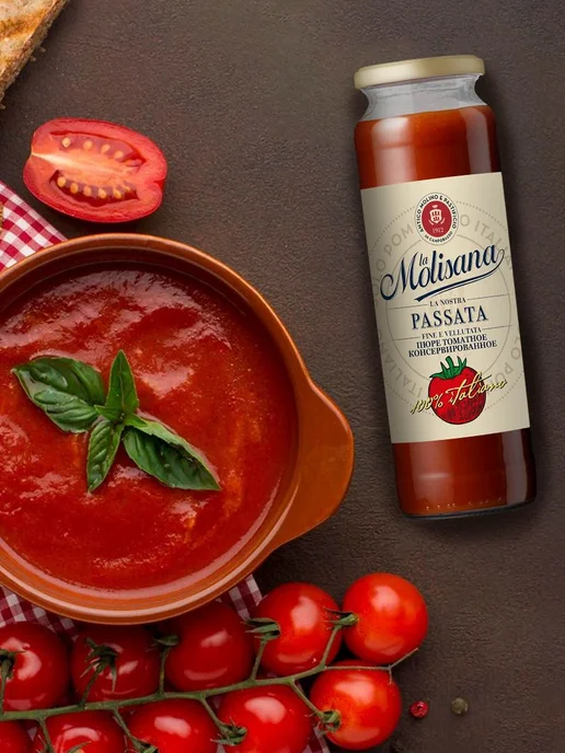 Томаты Passata Пюре томатное, 690г, 690 г, фото 2