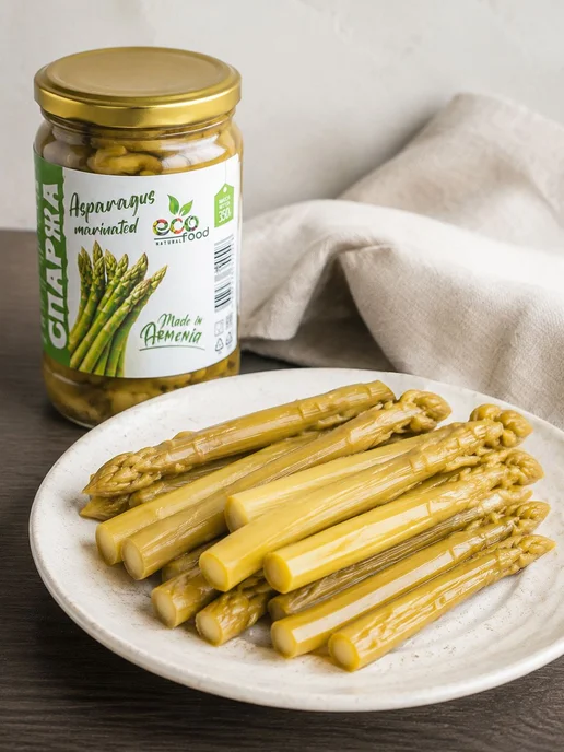 Спаржа маринованная 350 г, ECOFOOD Армения, 350 г, фото 7