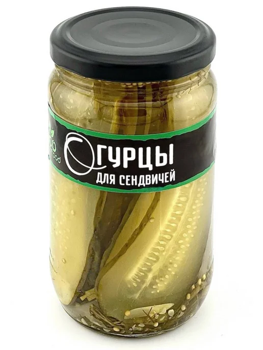 Огурцы для сэндвичей, 350г, 350 г, фото 2