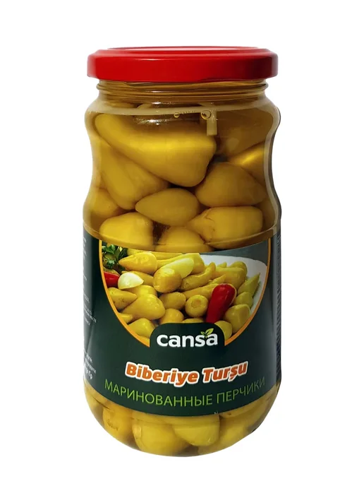 Перец острый маринованный мини перчики Чин Бибер, "Cansa", вариант, фото 4