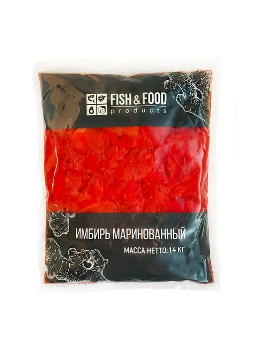 Fish Food Имбирь маринованный 1000г. 1шт, 1000 г, 1 шт, фото 2