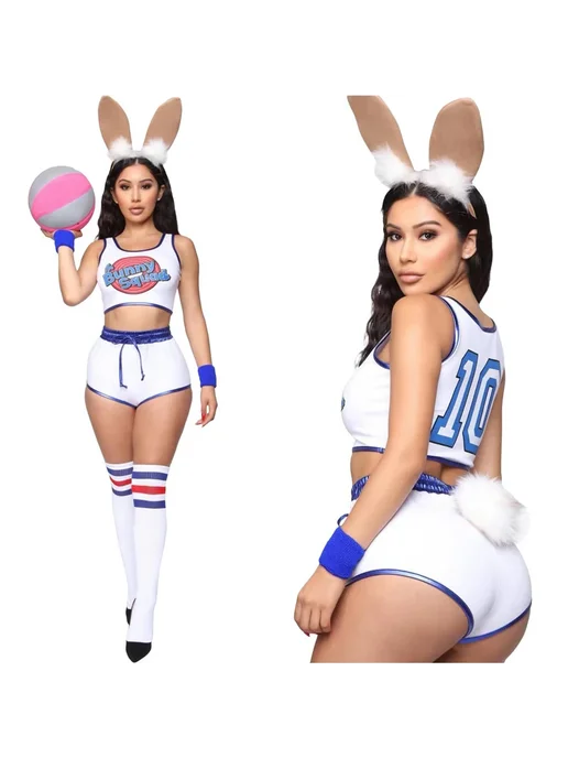 Hottie Bunny Чирлидерский костюм для девочки, фиолетовый, фото 2