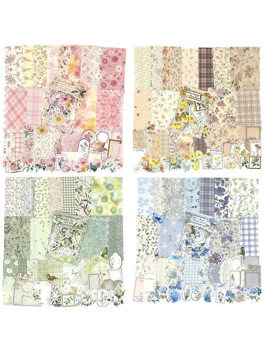 Винтаж Фруктовые Наклейки для Скрапбукинга 400pcs set, 400 шт, фото 2