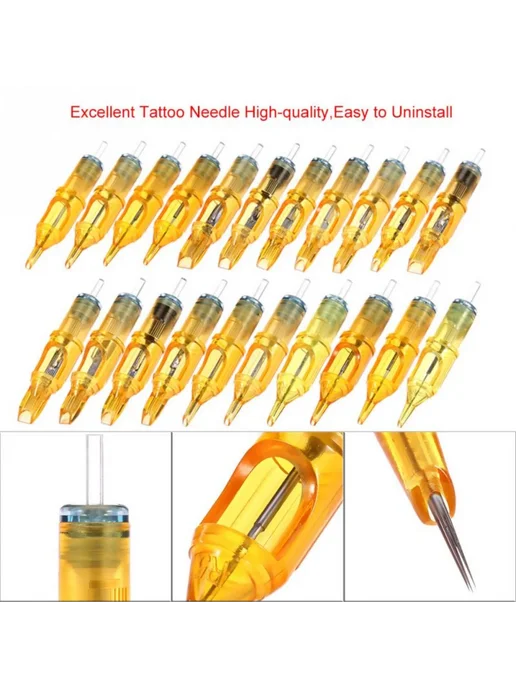 FLAGWELL Одноразовые иглы для тату 3RL 5RL 7RL 9RL, вариант