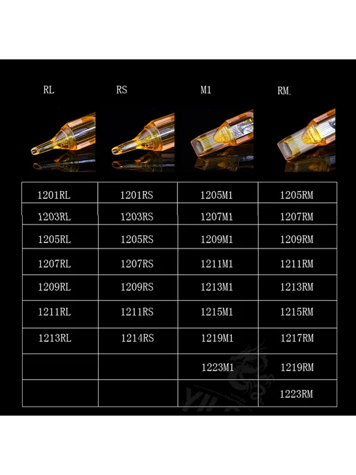 FLAGWELL Одноразовые иглы для тату 3RL 5RL 7RL 9RL, вариант, фото 4